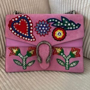 Pink Beaded Gucci Dionysus